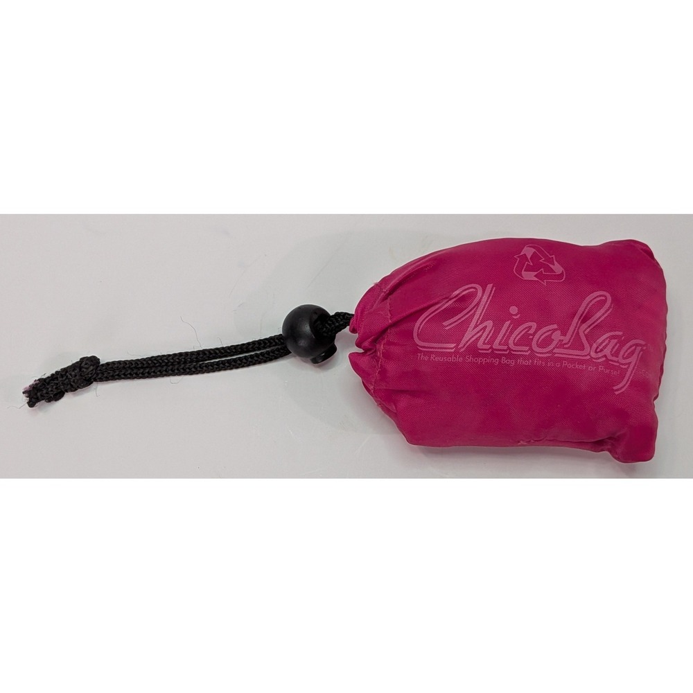 ChicoBag Reusable Shopping Bag Unisex OS Pink Excellent Foldable Travel Tote